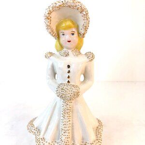 Vintage Lefton/Florence Ceramics "Betsy" Porcelain Blond Figurine